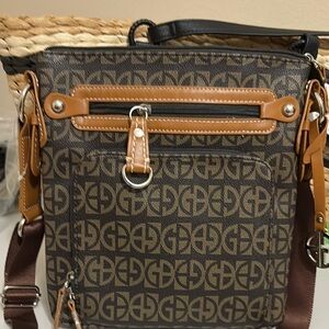 Giani Bernini Brown Crossbody Bag